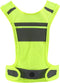LED Reflective Safety Vest, USB Rechargeable Running Gear with Adjustable Storage Pocket