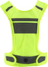 LED Reflective Safety Vest, USB Rechargeable Running Gear with Adjustable Storage Pocket