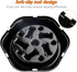UPSKY Slow Feeder Dog Puzzle Bowl, Interactive Non-Slide Lick Treat Bowl for Small Medium Dogs, Black