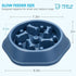 UPSKY Slow Feeder Dog Bowl, Anti-Choking Slower Feeding Pet Puzzle Bowls, Interactive Bloat Stop Dog Food Dishes for