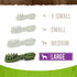 Merrick Fresh Kisses Natural Dental Chews - Infused with Coconut and Botanical Oils for Large Dogs (4 ct. Bag)