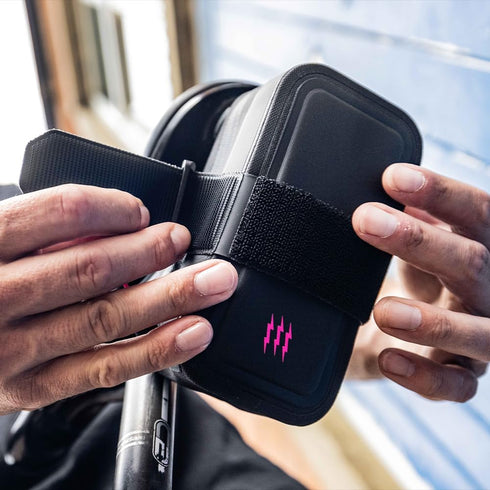 Muc-Off Black Saddle Bag Pack - Bike Bag and Cycling Accessories for Storing Ride Essentials, Tools, and Repair Kit