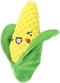 PetSport Tiny Tots Plush Super Soft Dog Toy with Squeaker Made for Small Dogs (Foodies Corn)