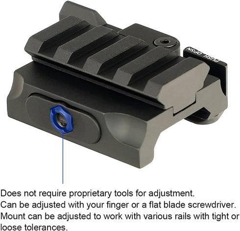 ohhunt QD Riser Mount 20mm Rail for Red Dot Sights