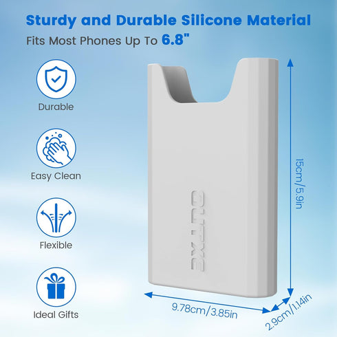 OUTXE Silicone Phone Holder for Bogg Bag, Phone Case Holder Charms Accessory Compatible with All Bogg Bags, Phone
