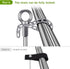 17.5'' 3'' 2pcs Sets, Insaga Fully Welded Ground Anchors with Chain, Wider Spiral Trampoline Anchors, Mobile Home