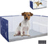 Bencacawinstyle Dog Litter Box with High Walls,Pee Pad Holder Tray for Indoor Dog