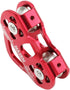 NAXEN Zip Line Pulley Tandem Speed Dual Trolley with 25kN Carabiner
