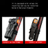 Mountain Bike Code Lock, Folding Bike Lock with 4 Password Anti-Theft, Heavy Duty Security Chain Lock