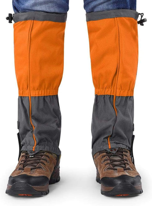 RiToEasysports Waterproof Leg Gaiters, Snow Boot Gaiters for Outdoor Backpacking Climbing Fishing