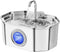 Cat Water Fountain Stainless Steel 108oz/3.2L, APAUK Automatic Pet Fountain Dog Water