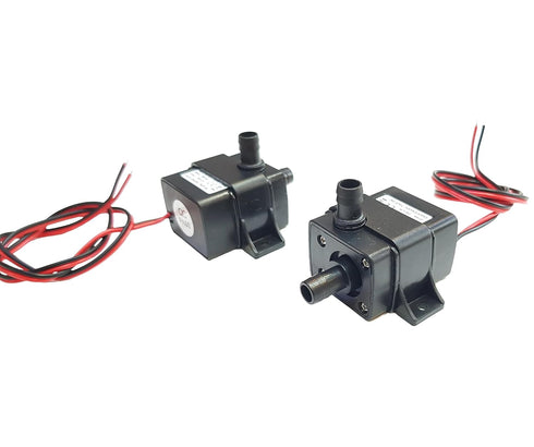12V DC Water Pump, Submersible Ultra Quiet Water Pump for Pool and Aquarium - 2 Pieces