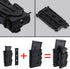 IDOGEAR Mag Pouch - Pistol Magazine Pouches 9mm Softshell Adjustable Universal Mag Carrier for .40 S&W .45 ACP