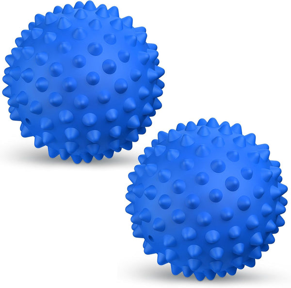 Apasiri Dog Balls for Aggressive Chewers - Squeaky Balls for Large Breeds, 2 Pack