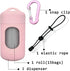 1) Dog Poop Bag Dispenser for Leash with Snap Clip, Skin-friendly Texture Waste Bag Holder for Dog Walks and Cats, Pets