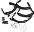LIXADA 4 Pcs Black Kayak Canoe Boat Side Mount Carry Handles, Paddle Park Handles and Hardwares