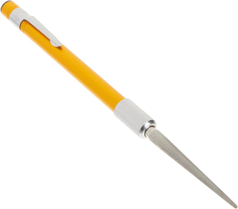 Smith’s 51446 Diamond Retractable Sharpener, Gold, Compact, Knife & Hook Sharpener, Reversible Rod
