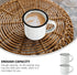 Sosoport 2Pcs Enamel Camp Mug, Retro Enamel Wine Cups with Handle for Camping Coffee, Vintage Metal Mug