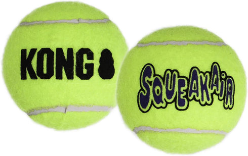 (6 Pack)) KONG - Squeakair Ball - Dog Toy Premium Squeak Tennis Ball, Gentle on Teeth (X-Small