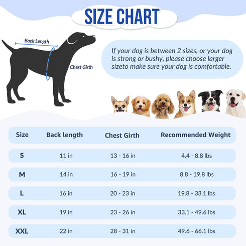 SlowTon Dog Recovery Suit, Surgery Recovery Onesie for Female Male Dogs, E-Collar Alternative for Spay Abdominal Wounds