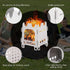 Lixada Portable Wood Burning Camping Stove - Lightweight Folding Titanium Alcohol Stove for Outdoor Camping, Hiking,