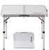 Folding Camp Table Small, 24''L x 16''W with Adjustable Height Legs for Indoor Outdoor Lightweight Dining