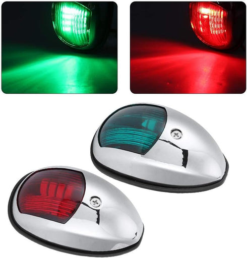 Boat,12V 20m Tbest Marine Navigation Lights,Led Red And Green Lights For LED Marine Navigation Light Green Starboards