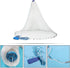300 FRCOLOR Cast Fishing Net Hand Throw Net with Steel Sinkers Single Monofilament for Saltwater and Freshwater Fishing