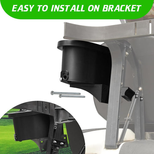 Golf Cart Ball Washer and Club Cleaner Kit for EZGO, Club Car, Yamaha, Advanced EV, Star EV, Universal & Detachable