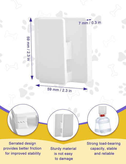4 Pcs Potty Training Dog Pee Pad Holder for Leg-Lifting Marking Dogs Indoor Training Pad Holder for Small & Large Size Wee Wee Pad, White by CAPHONT