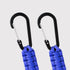 Generic Backpack Paracord Keychain Carabiner with Double Hooks Hanger Stroller Hook for Camping Hiking Clip Water
