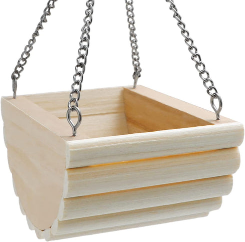 Hamster Wooden Swing Toy Hanging Bed for Gerbil, Rat, Mouse, Dwarf Hamster