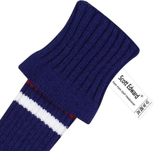 Scott Edward Knit Golf Club Cover Set of 5 for Woods and Driver, Protect Driver Wood(460cc)*1, Fairway Wood*2,