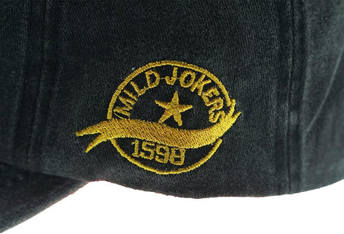 Vintage Denim Baseball Cap Trucker Hat with Embroidered W, Retro Frayed Edge Sunhat, 100% Cotton