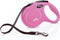 FLEXI New Classic 16 ft Retractable Dog Leash (Tape), Ergonomic, Durable, Tangle-Free for Medium Dogs, Pink