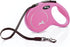 FLEXI New Classic 16 ft Retractable Dog Leash (Tape), Ergonomic, Durable, Tangle-Free for Medium Dogs, Pink
