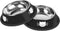 2Pcs Non-Slip Stainless Steel Cat Bowls, Unbreakable 7 Oz Dishes, Removable Rubber Base, Suitable for Indoor Pets