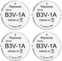 Abeden B3V 1A Lithium Replacement Batteries, Compatible with High Tech Pet MS-4 and MS-5 (4 Pack)
