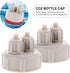 BESPORTBLE 2Pcs DIY Quick Bottle Cap Air Diffuser Generator Parts, Multitools Aquarium Accessories for Fish Tank