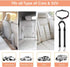 Double Dog Seat Belt, New Dual Pet Car Headrest Restraint Safety Seatbelt for 2 Dogs, Adjustable Elastic Bungee