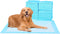ScratchMe Super Absorbent Waterproof Dog and Puppy Training Pad, Housebreaking Pet Pad, Blue (50PCS, 17.6"x23.6")