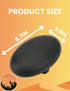 Noseless Bike Saddle for Men Women, Wide Shock Absorbing Bicycle Seat with Comfort Foam, Universal Fit for Mountain