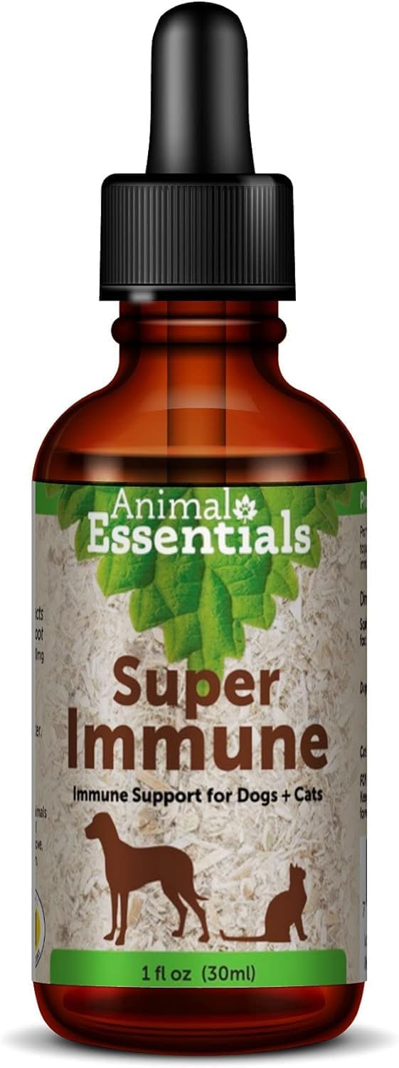 Animal Essentials Super Immune Support for Dogs & Cats, 1 fl oz - Promotes Healthy Immune System