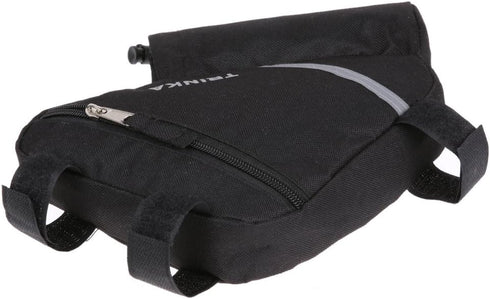 MOOCY Bike Frame Bag with Water Bottle Pouch for MTB Road Bike Cycling Accessories (Black)