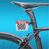 Thinvik Cycling Number Mount - Quick Release Bike Race Number Plate Holder with Rubber Bands