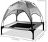 Floppy Dawg Just Chillin' Elevated Dog Bed, Cool Cot with Removable Canopy Shade, Indoor/Outdoor Use, Lightweight