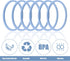 PEUTIER 6pcs 40oz 40oz Gasket Replacement for Owala Tumbler, O Shaped Rubber Lid Seal Ring Water Bottle Accessories