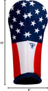 Trump Driver Golf Club Headcover - HUUUGE Drive! MAGA Fun! Easy On/Off, Made in USA by BeeJos, Golf Gift Accessory