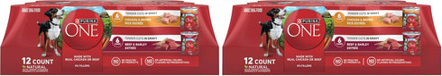 Purina ONE Tender Cuts in Gravy Chicken and Brown Rice and Beef