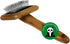 Alcott Bamboo Groom Slicker Brush with Stainless Steel Pins for Small Pets in Black